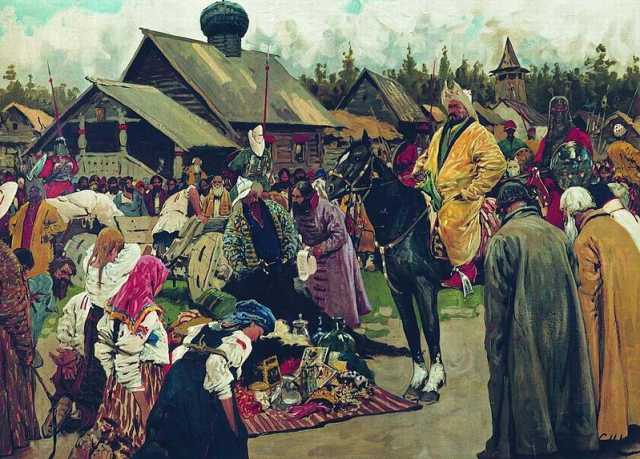 Times have not changed as much as we think they have ("Baskaks" by Sergei Vasilyevich Ivanov)