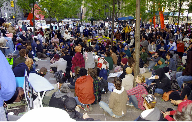 Occupy Wall Street (photo by David Shankbone)